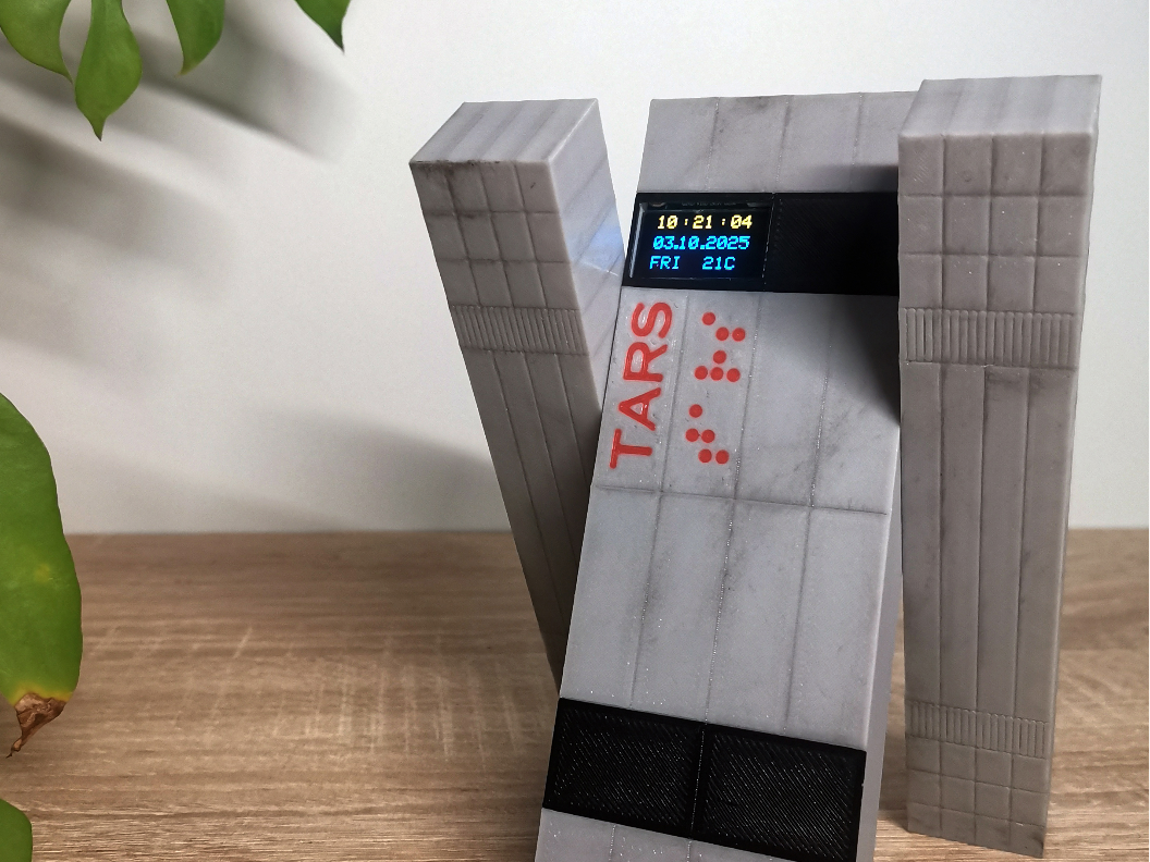 Arduino based Interstellar TARS Display Clock