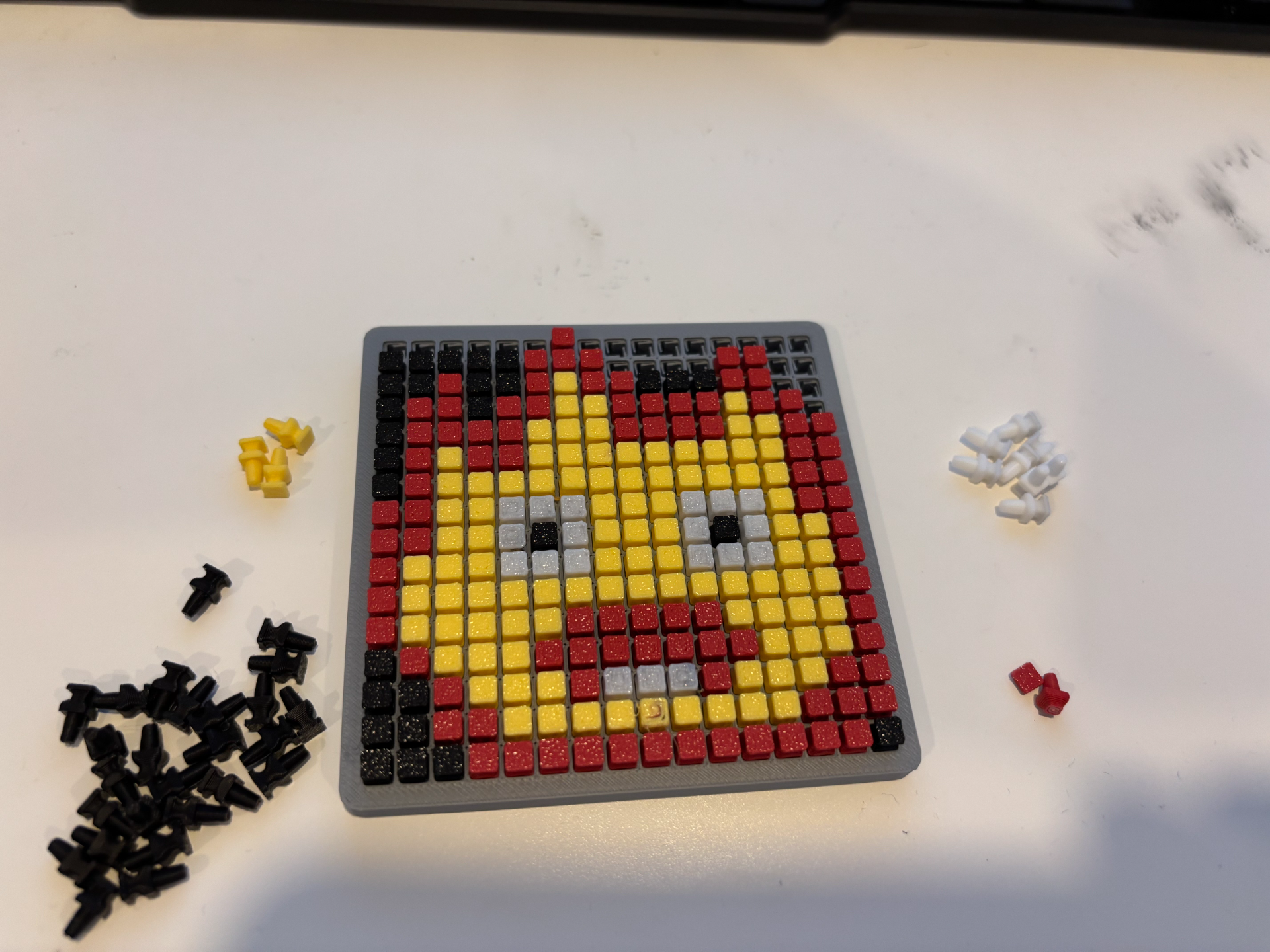 Calcifer pixel puzzle