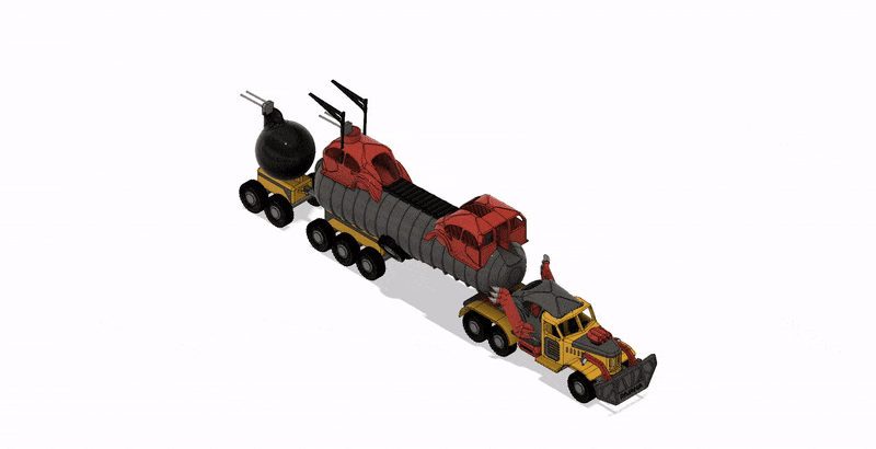 Yellow Zil War Rig - Part 3 Fuel Pod