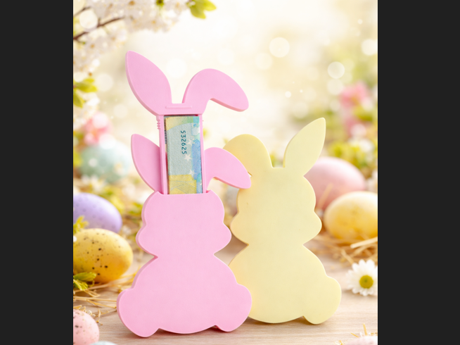 Funny Bunny Easter Money Gift