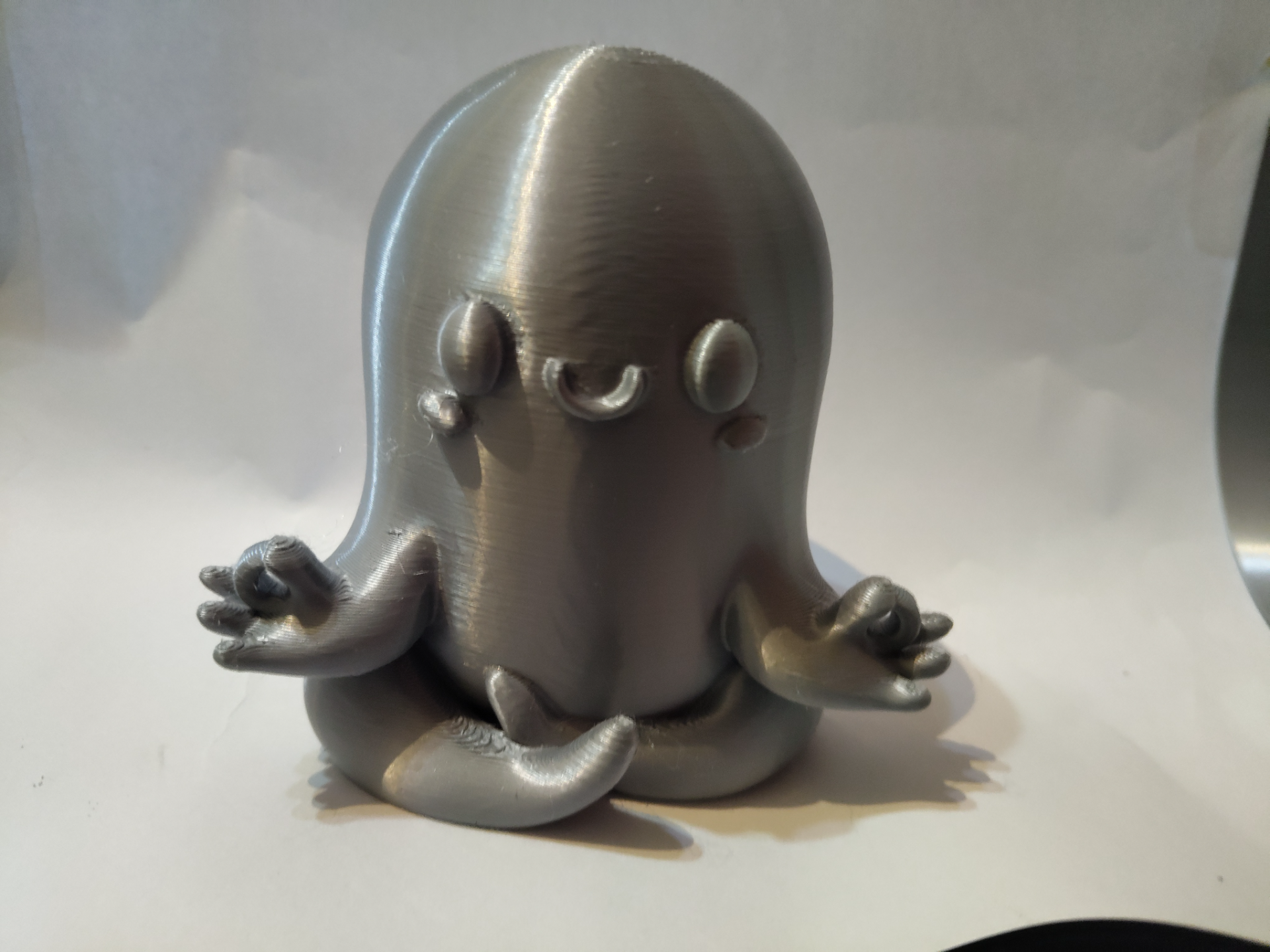 sute ghost doing yoga