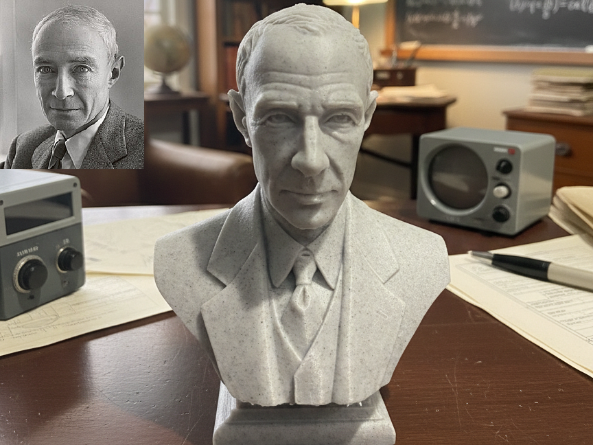 Julius Robert Oppenheimer – Bust