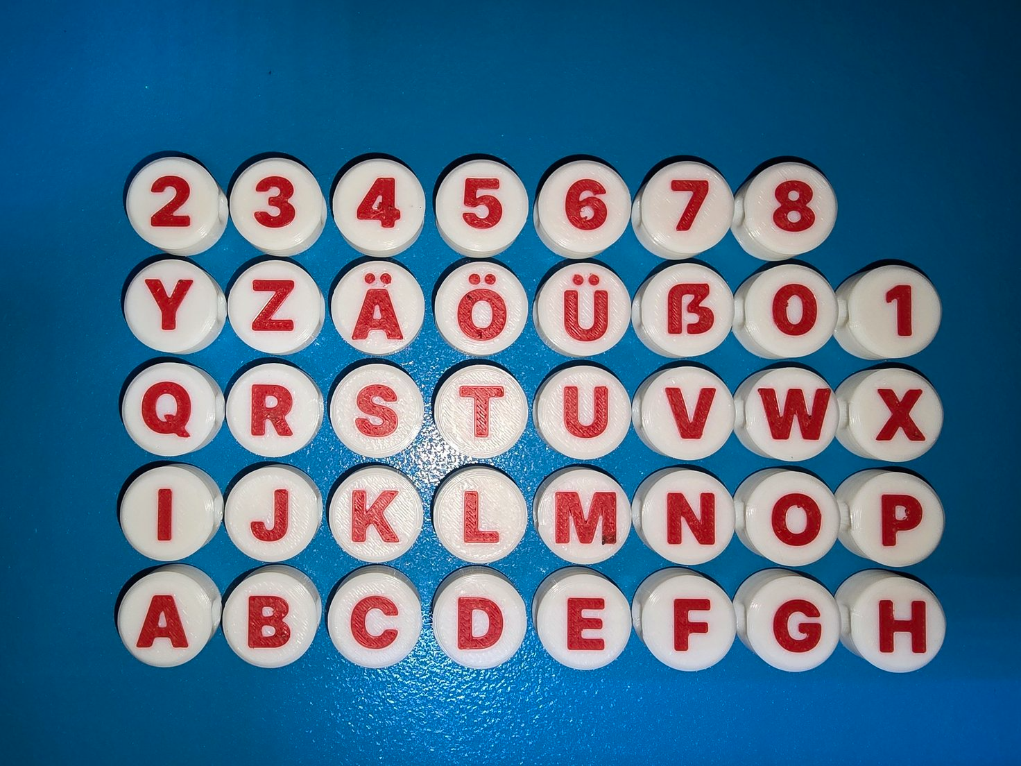 letter chain beads