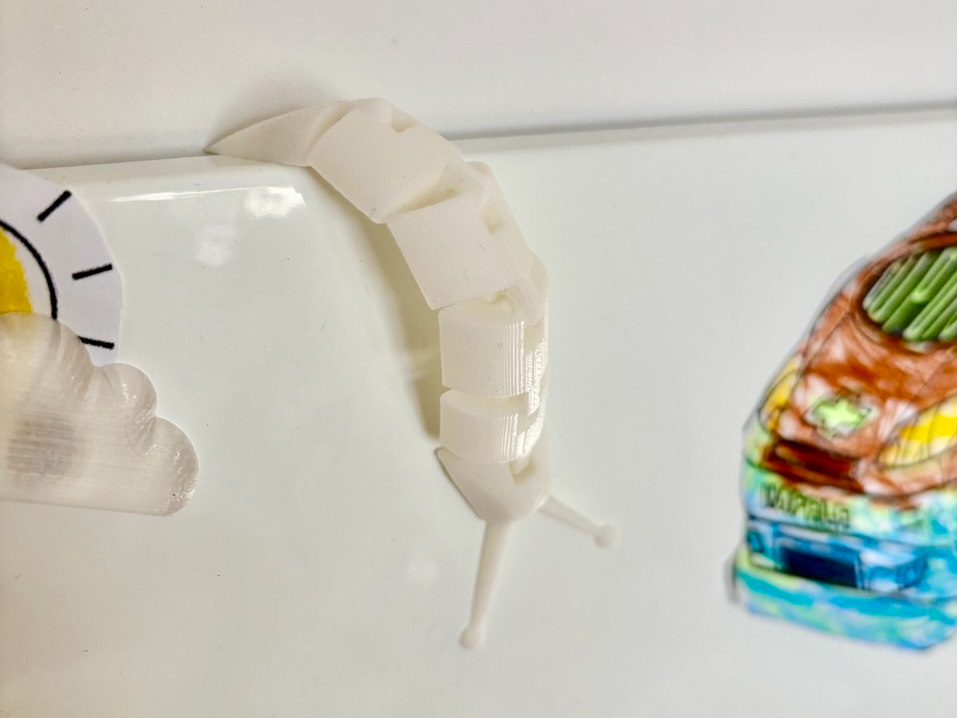 Articulated Slug with embedded magnets (6x3)