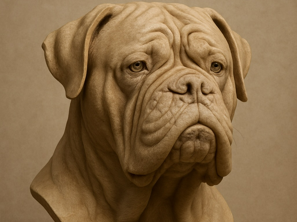 Büste Bordeaux Dogge
