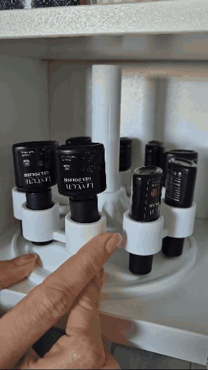 Rotating Stackable Nail Polish Carousel