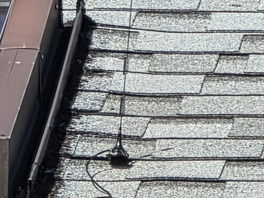 Antenna Mount For Roof Shingle