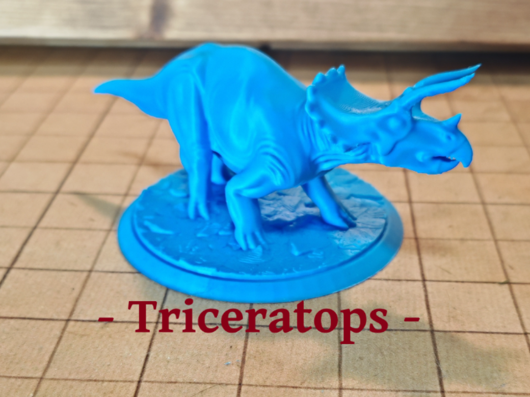 DnD Triceratops - D&D Monster Manual - Day 66