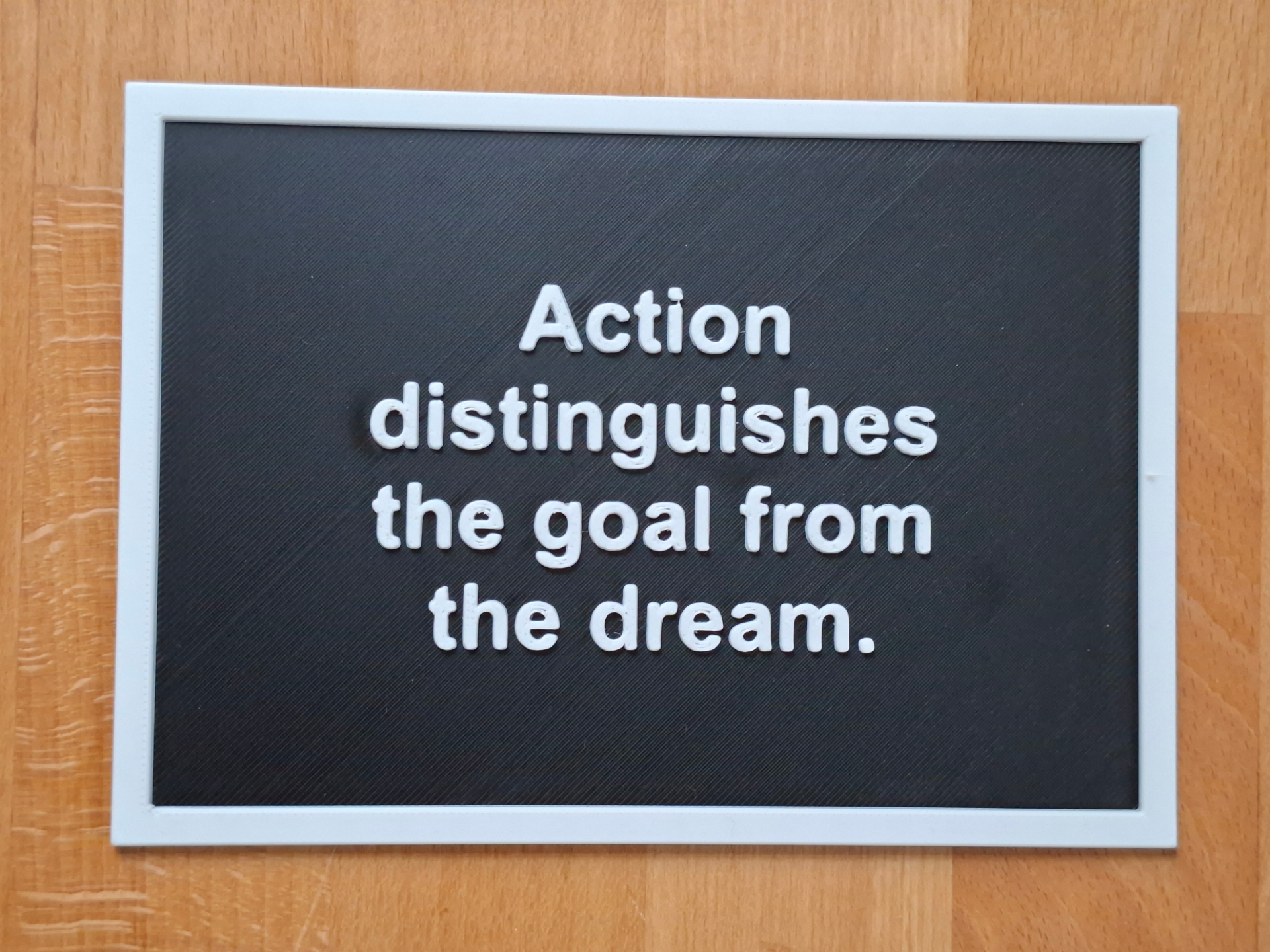 Take Action Motivation Card – English