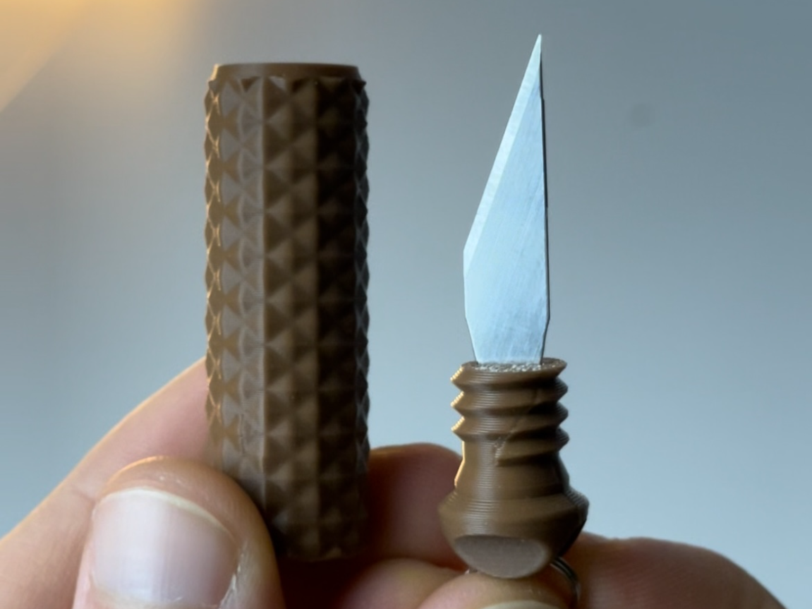 Exacto Knife Keychain