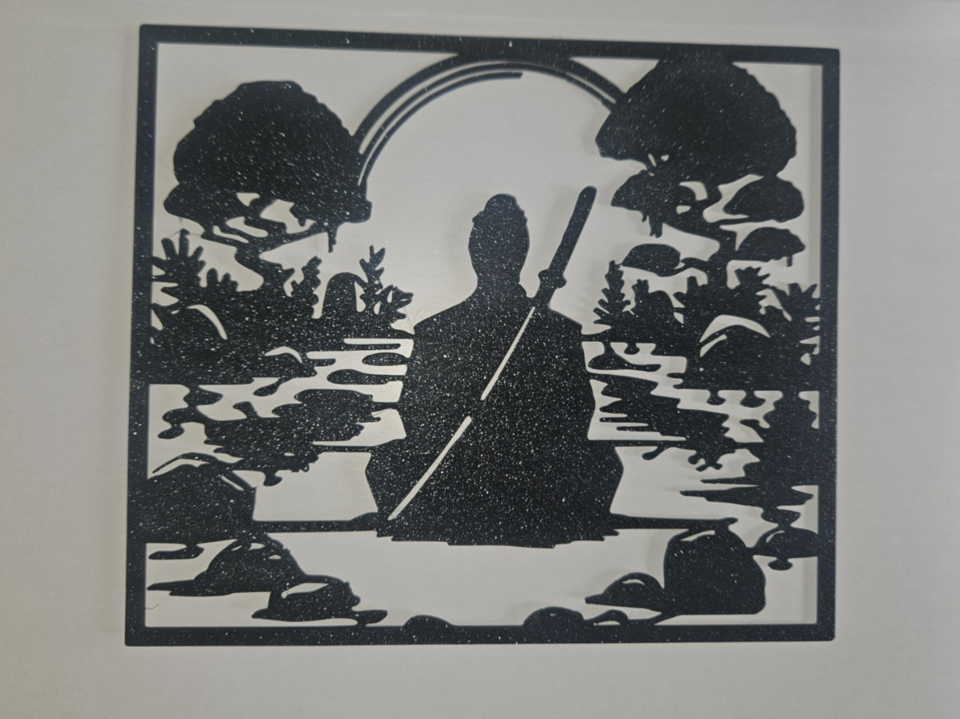 Meditative Warrior Wall decoration