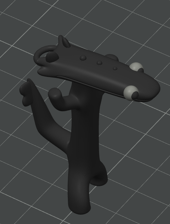 Toothless Dance Meme 3D Keychain
