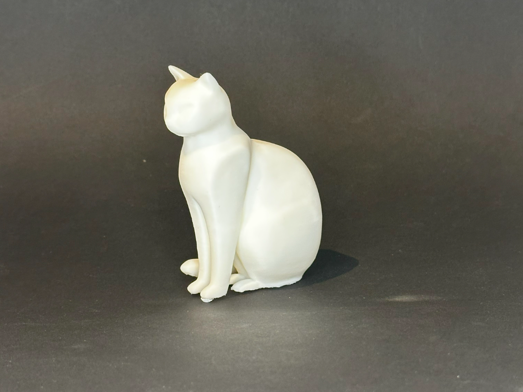 minimalistische Skulptur Katze I