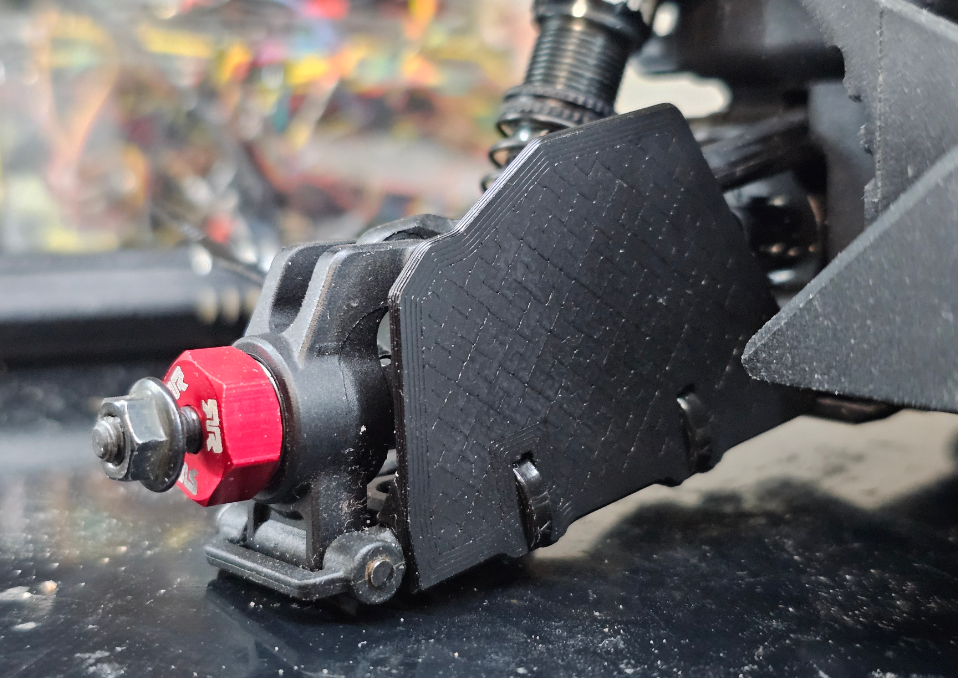 Arrma typhon grom axle/shock shield