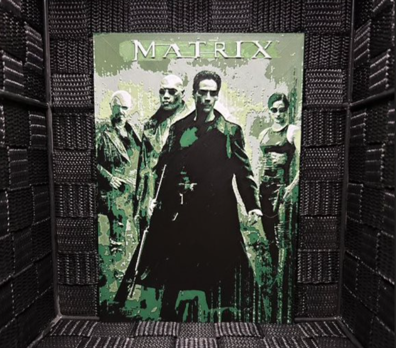 Hueforge Movie Poster - The Matrix -