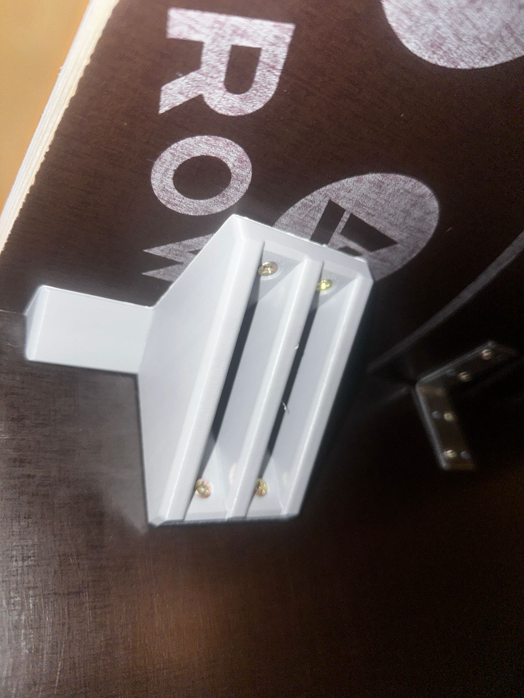 L bracket with Bracing  With Screw Mounting