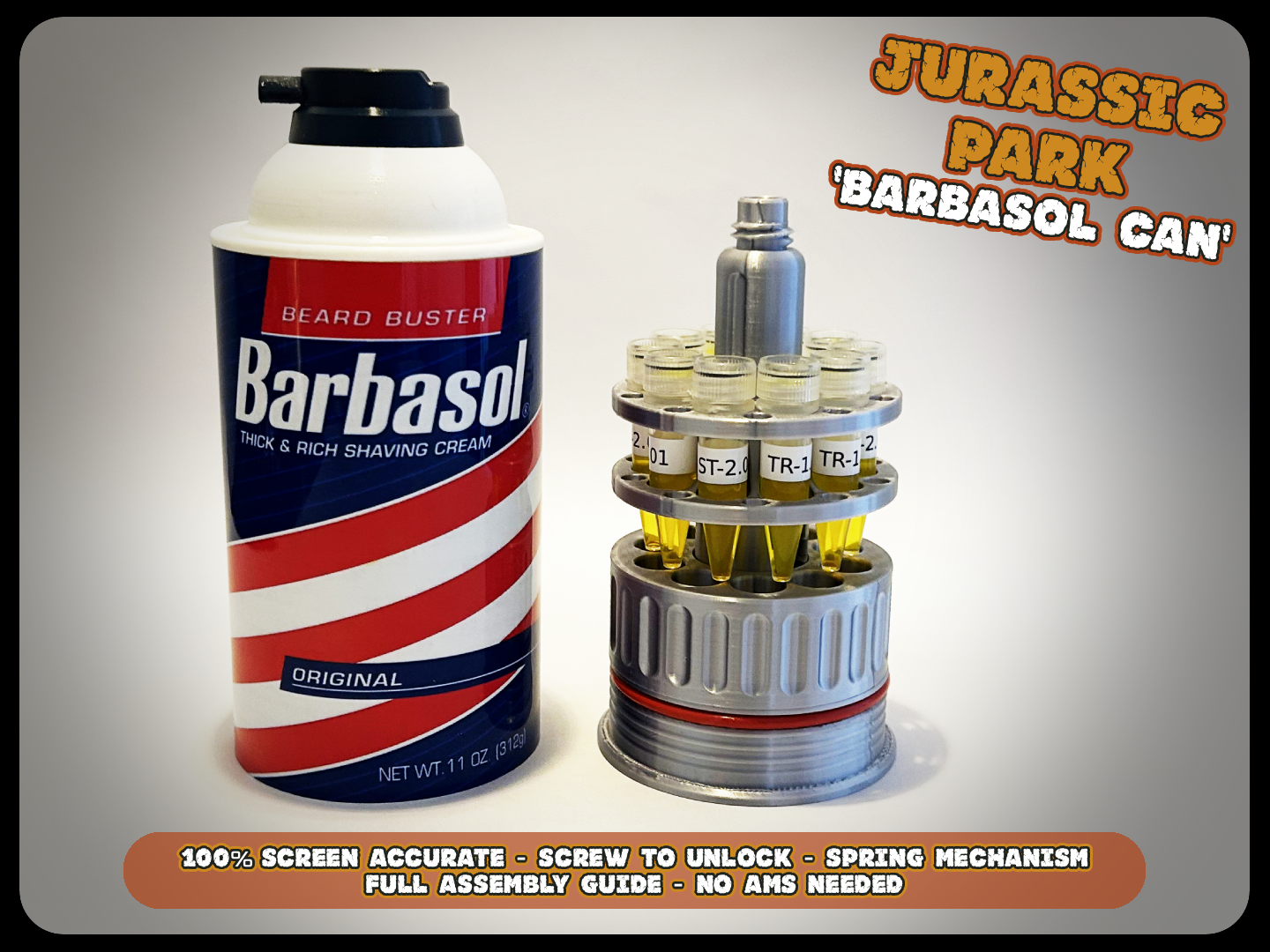 Jurassic Park - Barbasol Can Prop 2.0