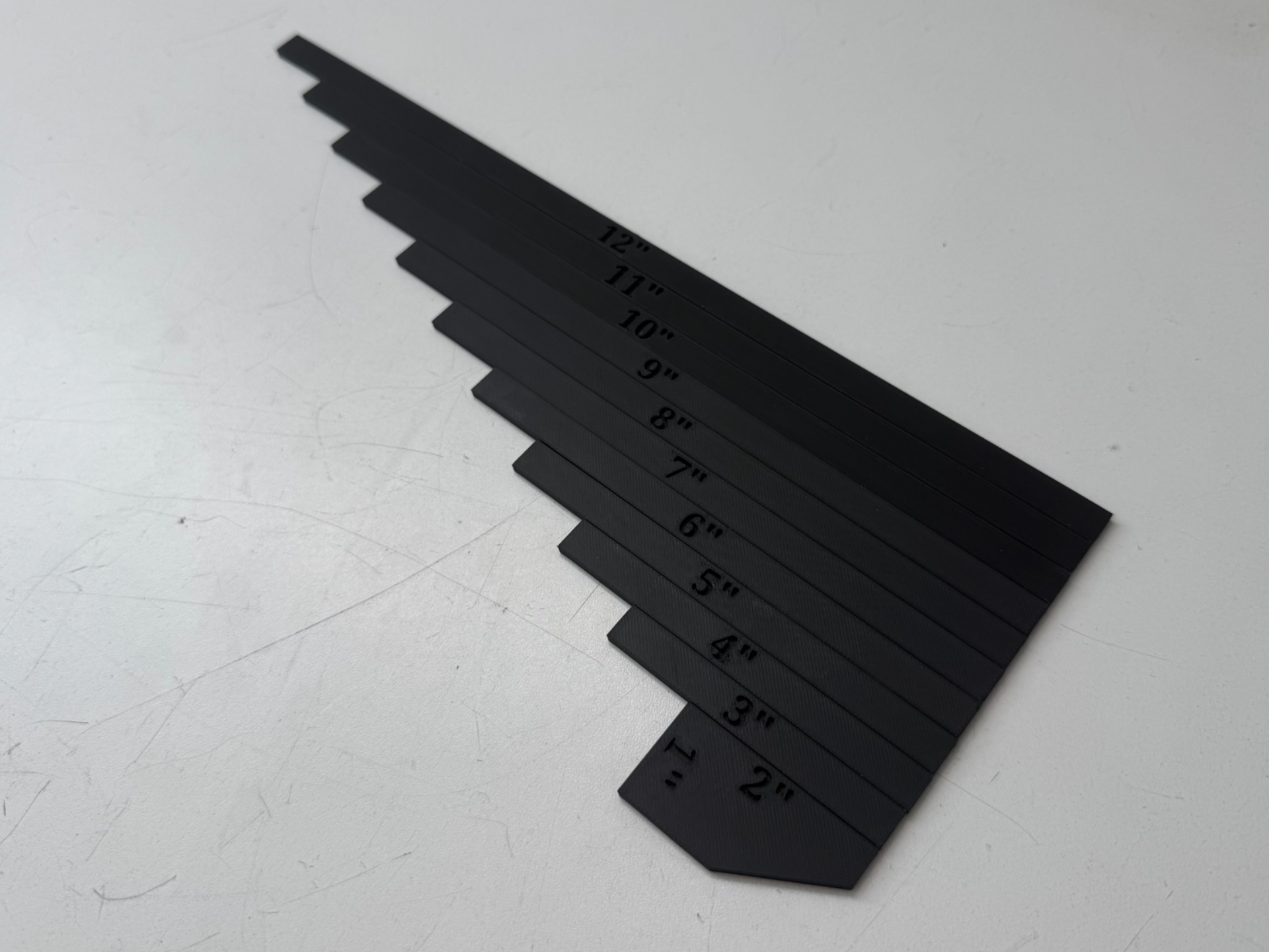 measuring sticks 1-12 inch