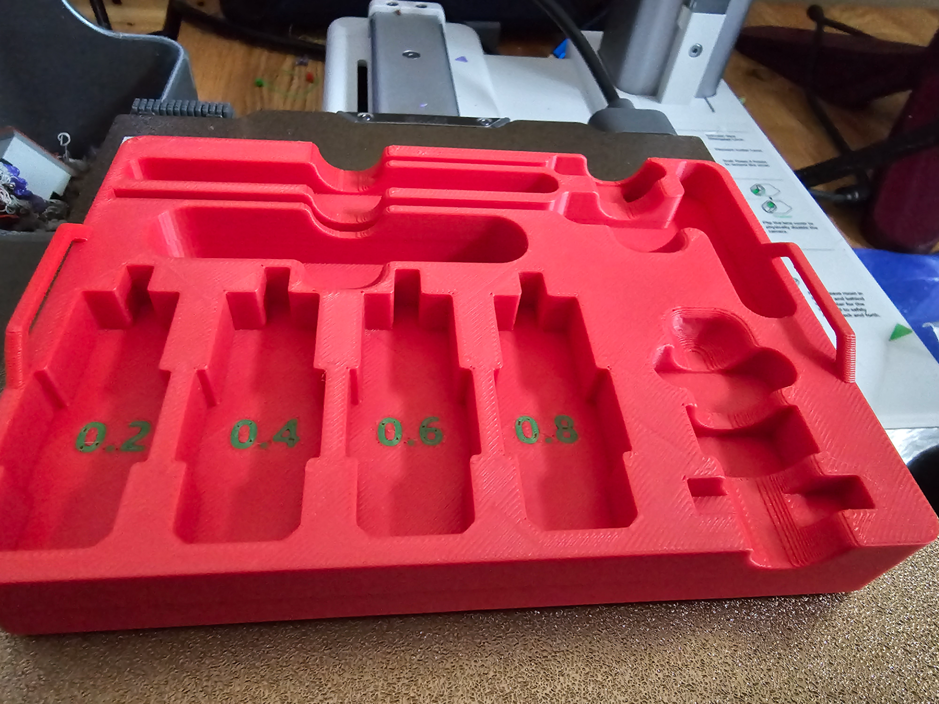 Stackable V2 Accessories Tray for A1/A1 Mini - 4 Nozzles