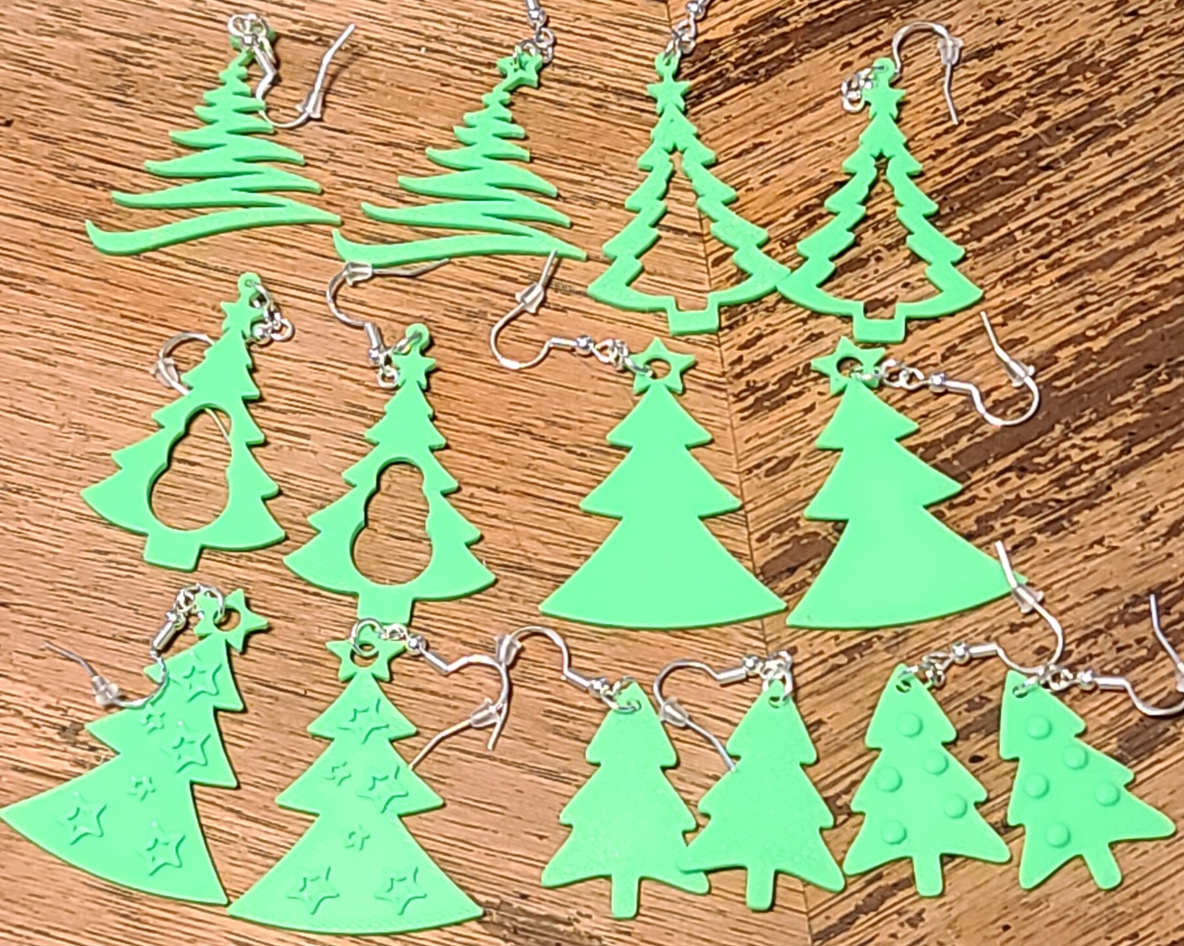 7 Christmas Tree Earings