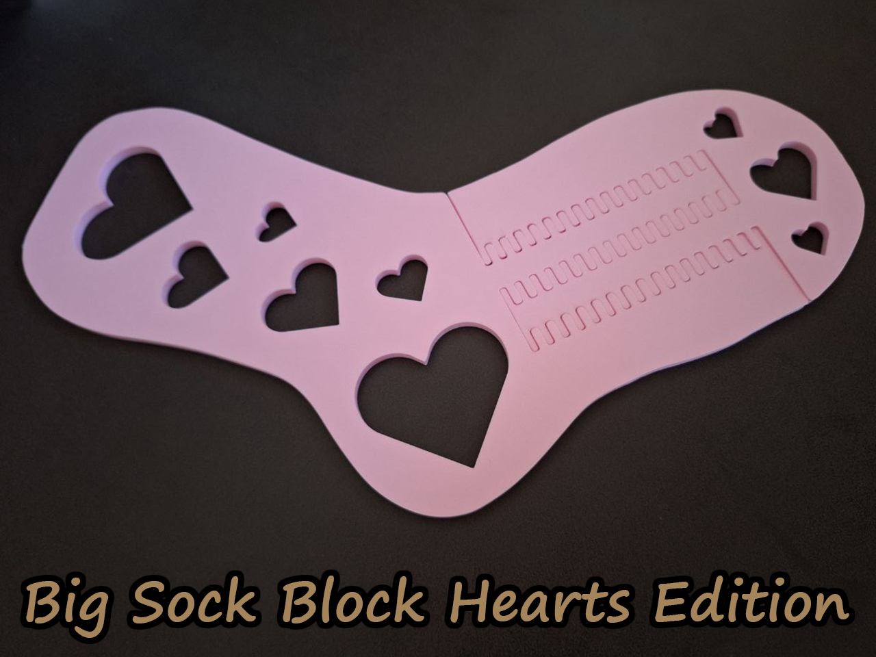 Adjustable Sock blocker, Sock drying board, hearts