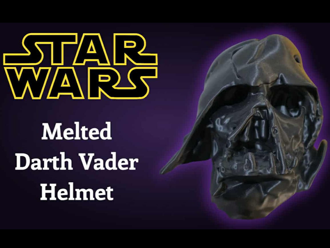 Melted Darth Vader Helmet