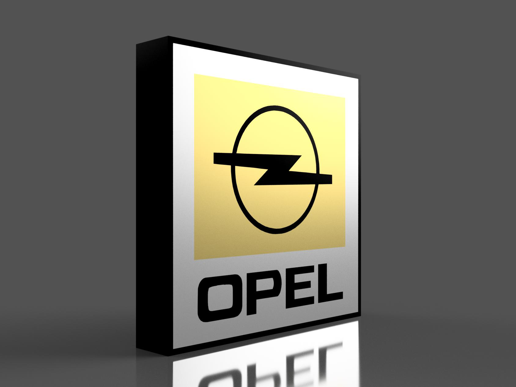 Opel Logo 1987-2002 Lightbox