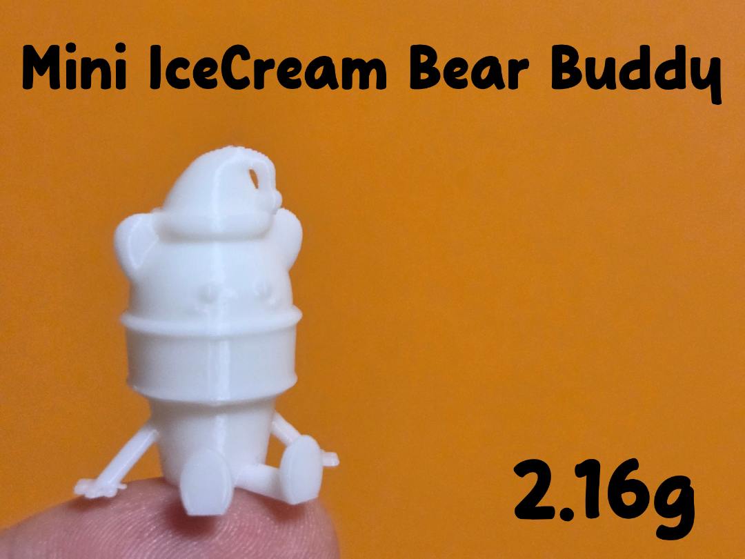Mini Ice Cream Bear Buddy