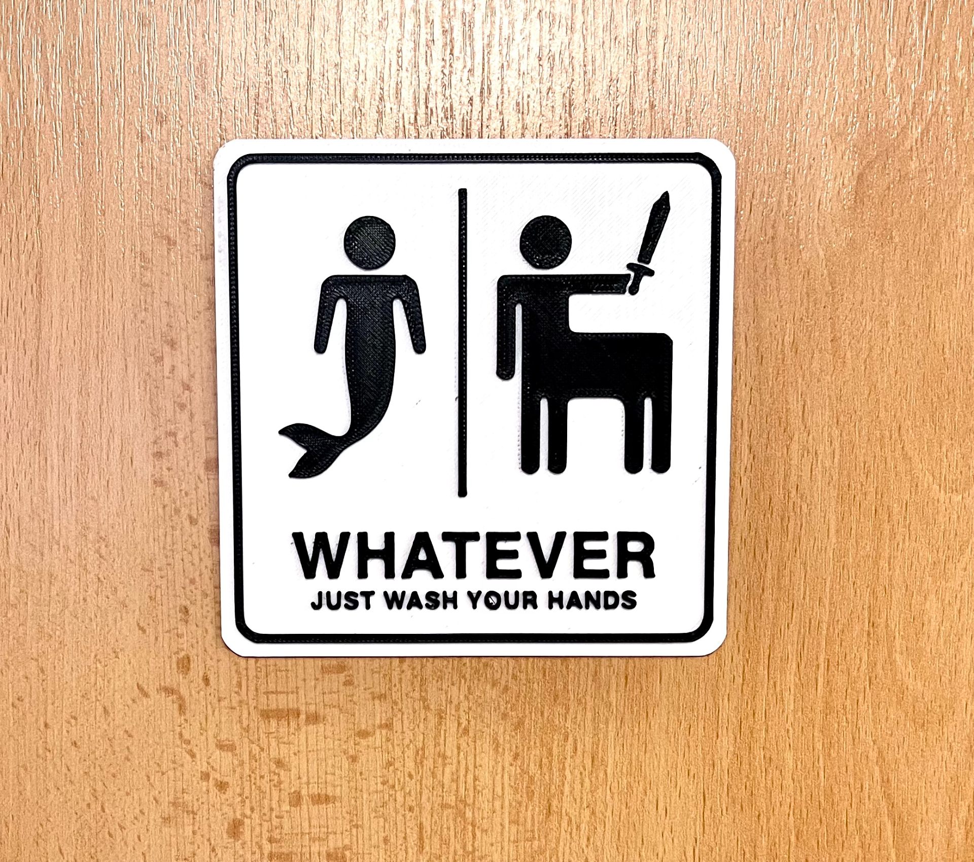 Bathroom sign