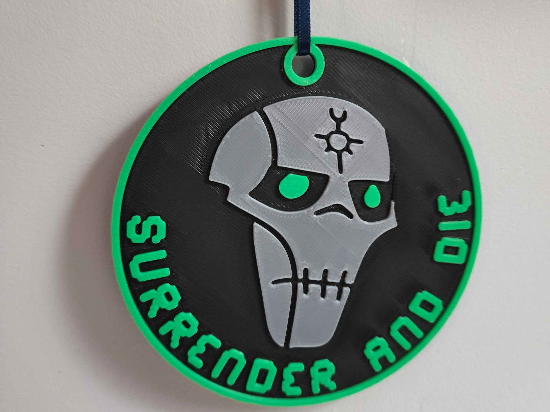 Necron Christmas Ornament - Warhammer ornament