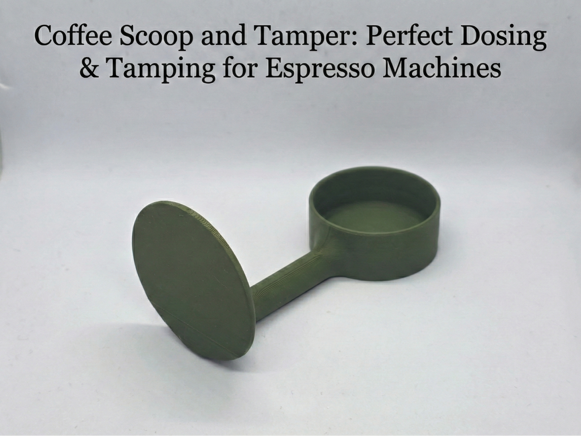 Coffee Scoop and Tamper for Espresso Machines 51mm