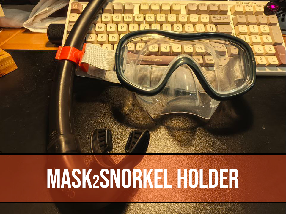 Mask2Snorkel Holder
