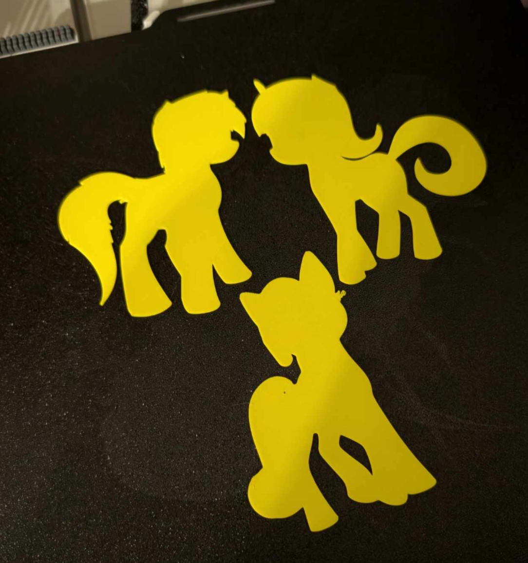 My little pony silhouettes