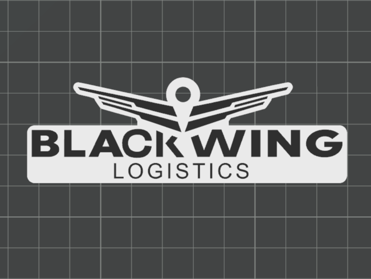 BlackWing Logistics Keychain