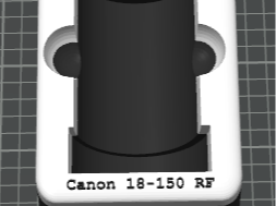 Suporte para Lente Canon 18-150mm RF