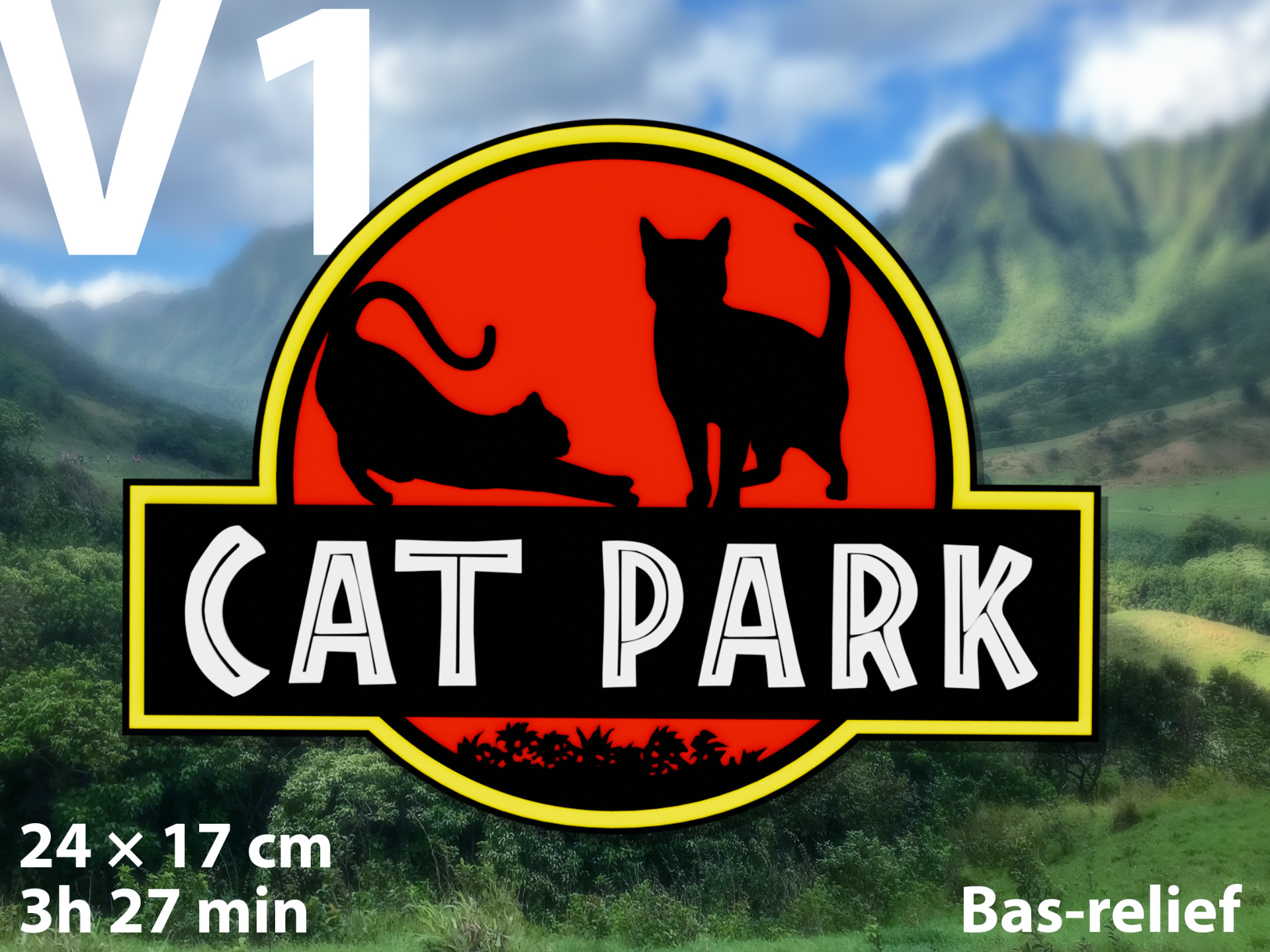 Cat park - Jurassic logo