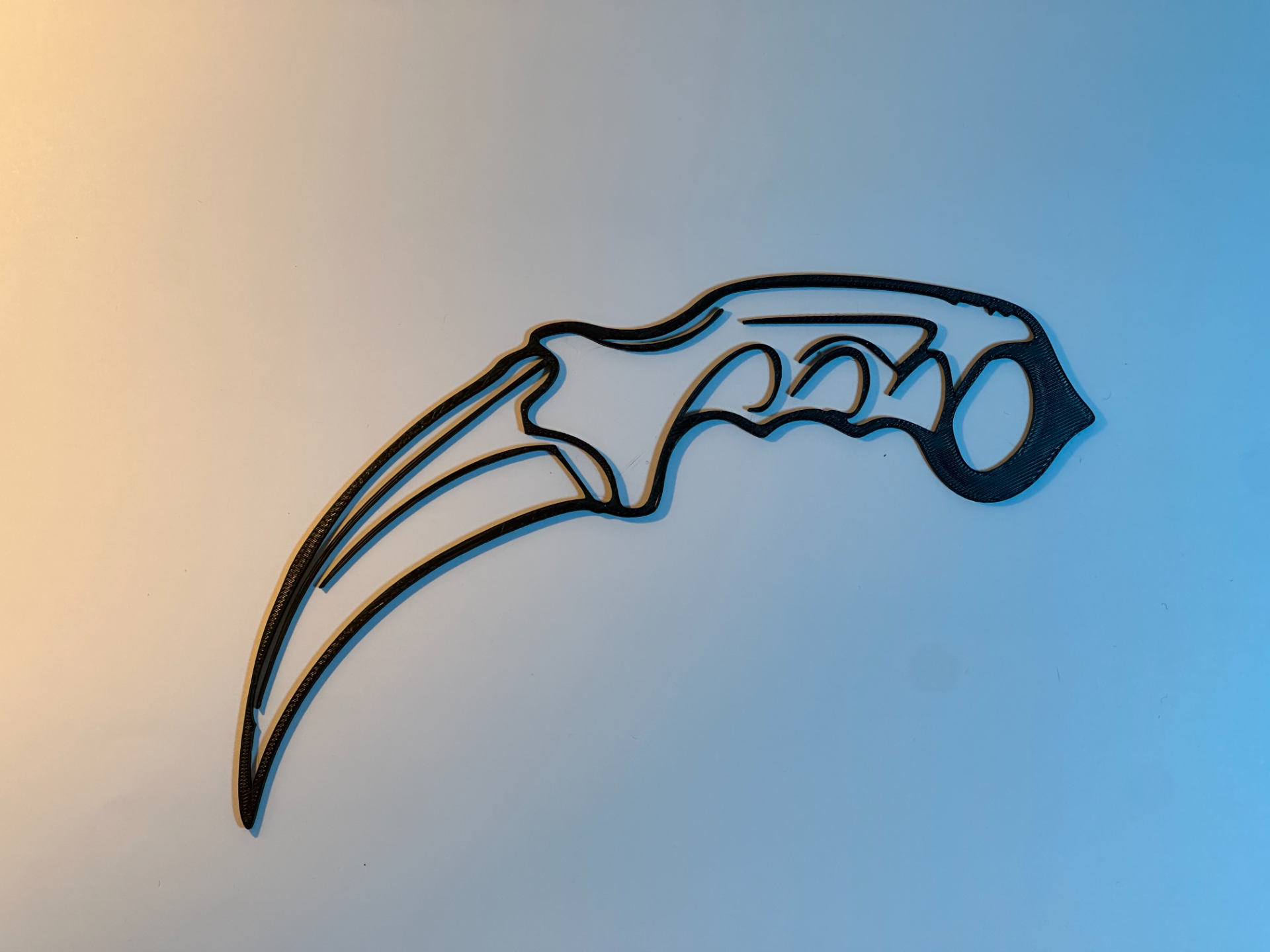 Art mural karambit CSGO/CS2