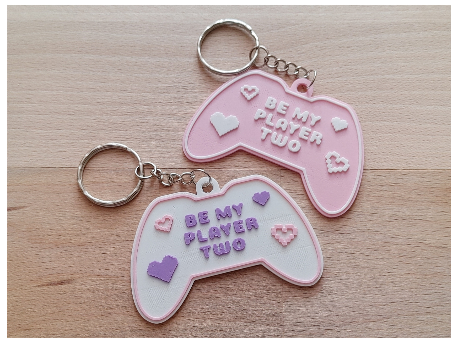 Be My Player Two – Valentine’s Gaming Keychain