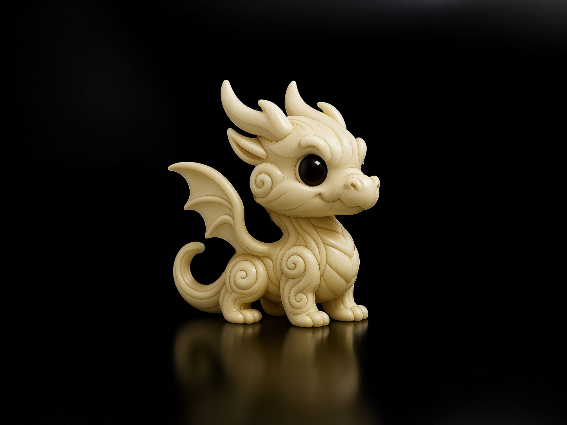 Dragoncito tribal estilo chibi