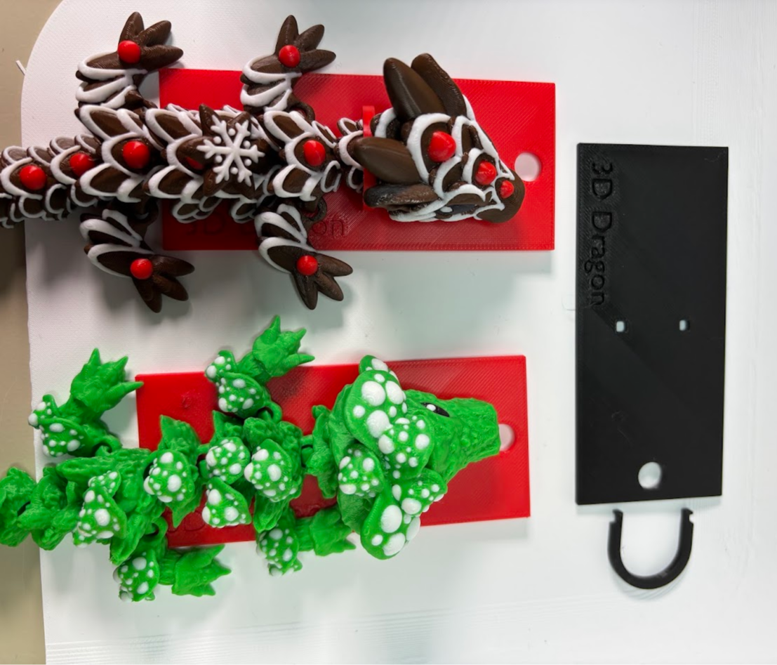 3D Dragon Retail Hang Tag