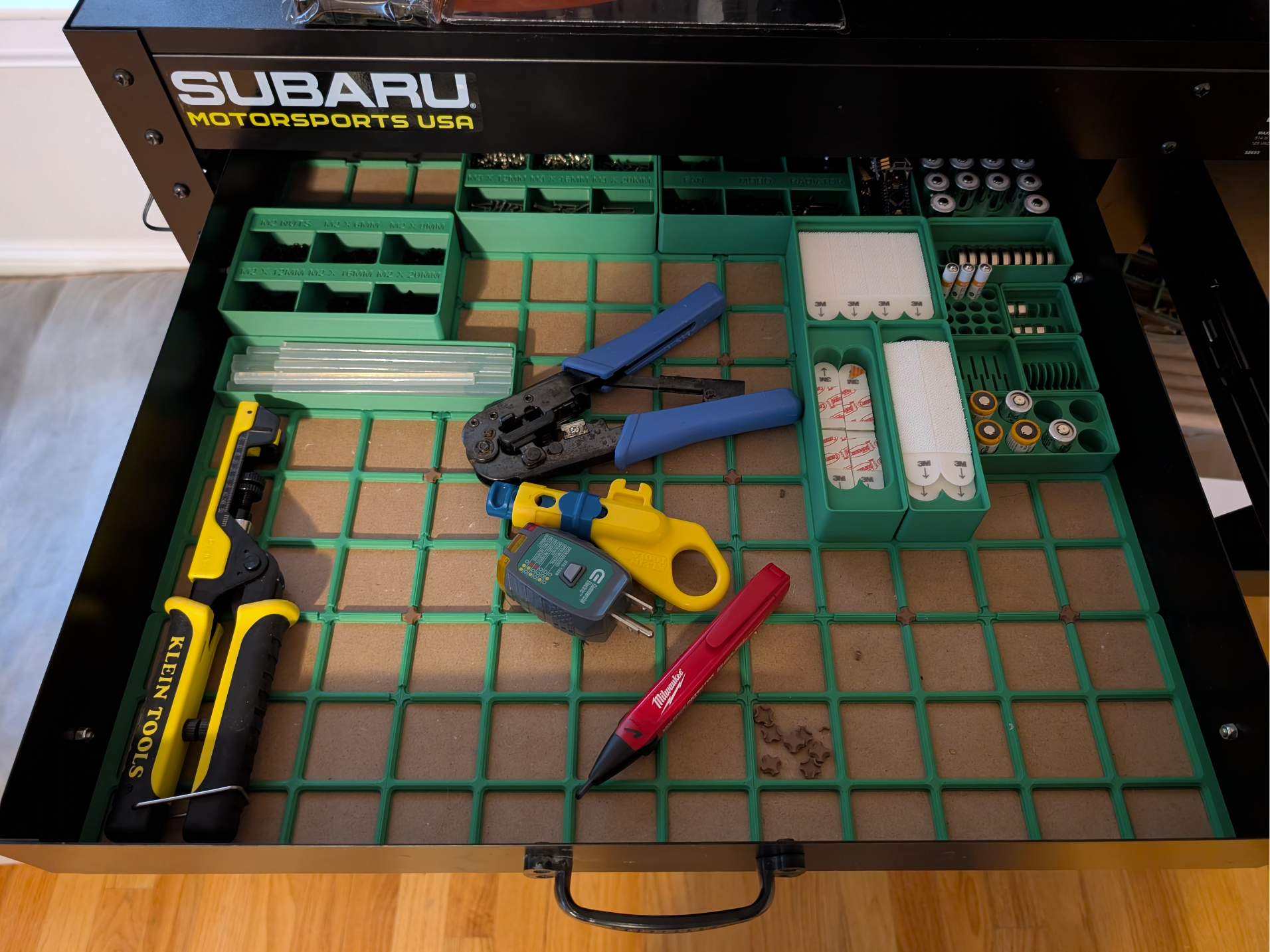 Gridfinity Drawer Baseplate for Yukon Workbench