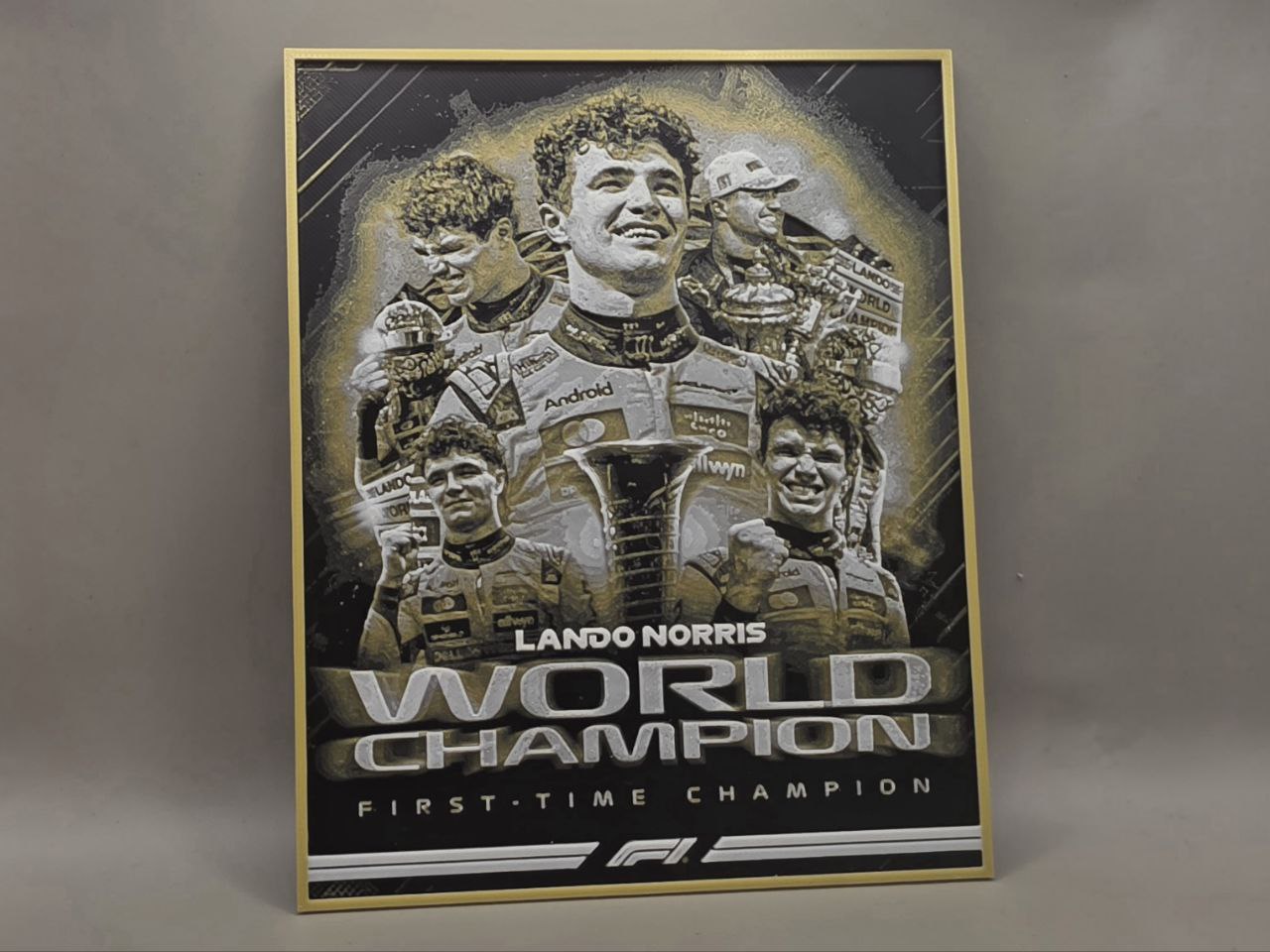 Lando Norris World Champion F1 - HueForge