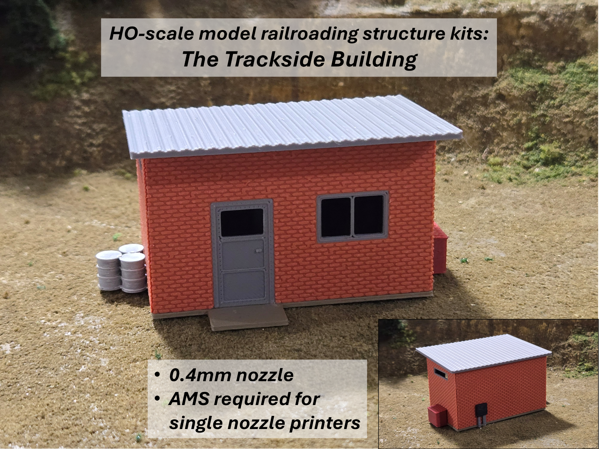 The Trackside Building - HO-Scale Edition