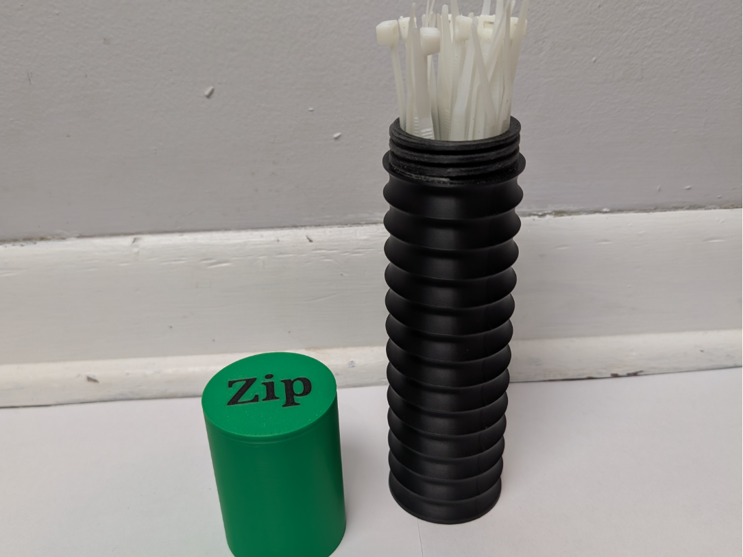 zip tie cable tie container
