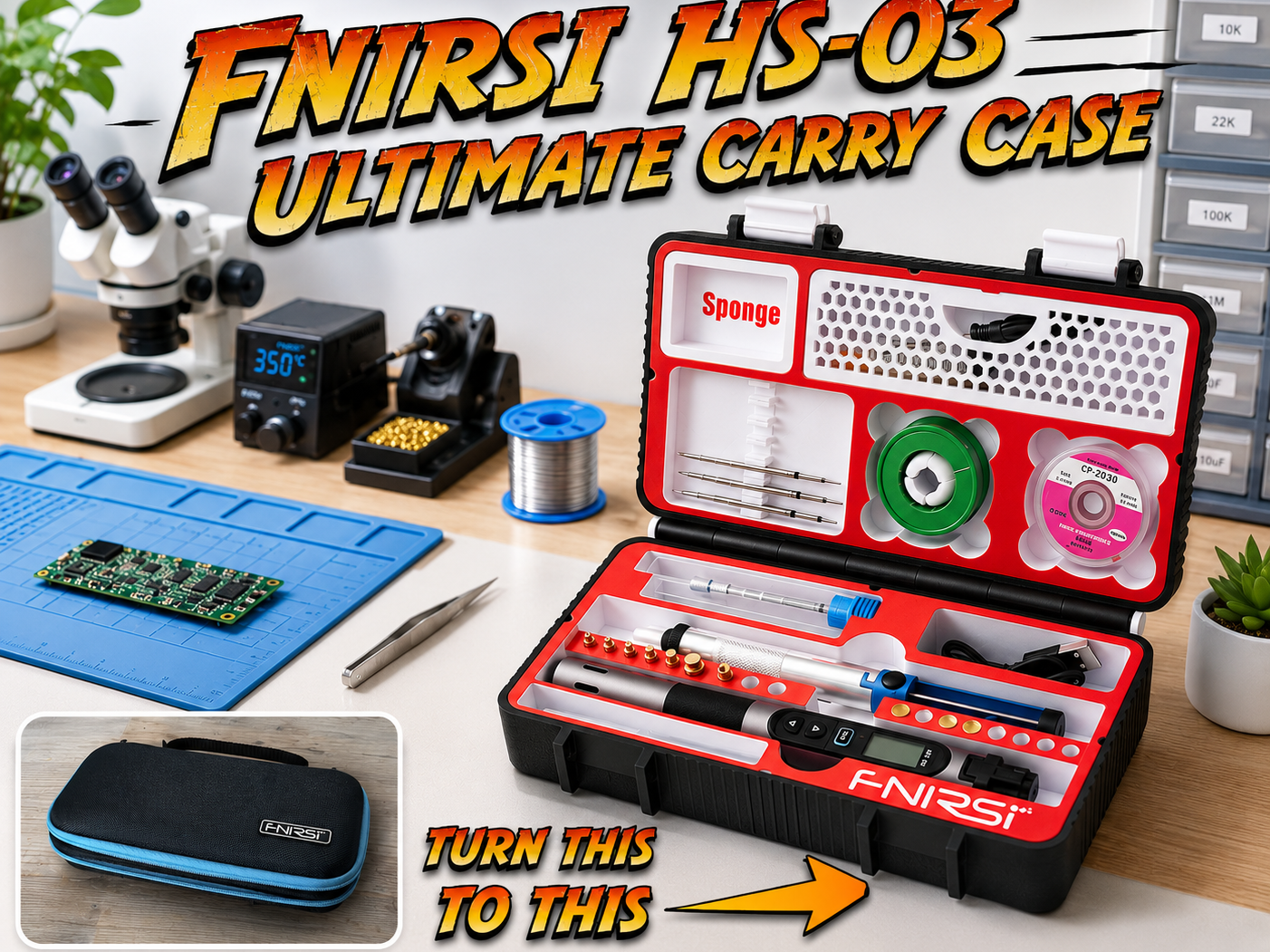FNIRSI HS-03 Ultimate Carry Case | Portable Kit