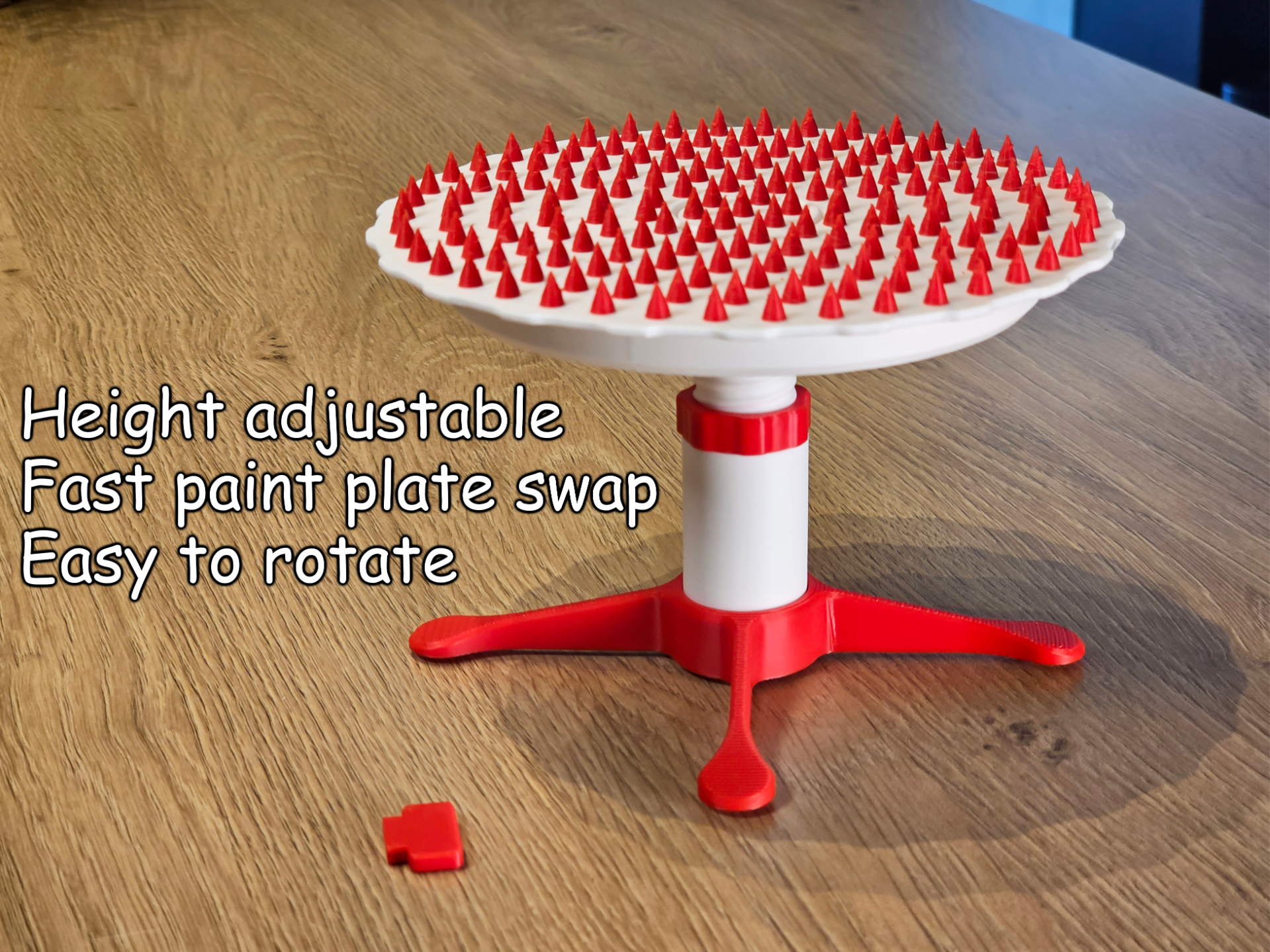 Paint stand - Rotating, Height adjustable.