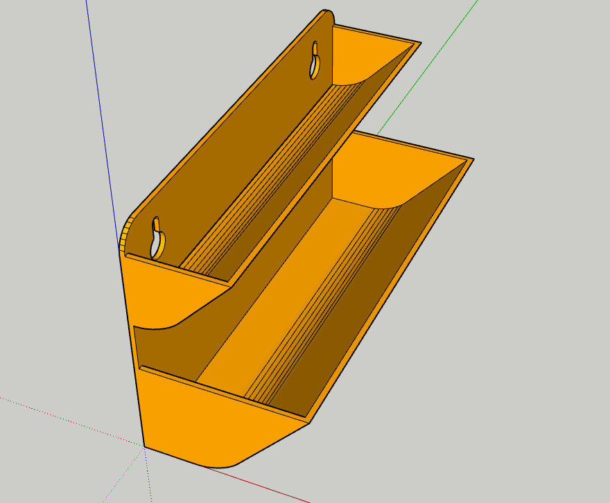Wall hang Key tray