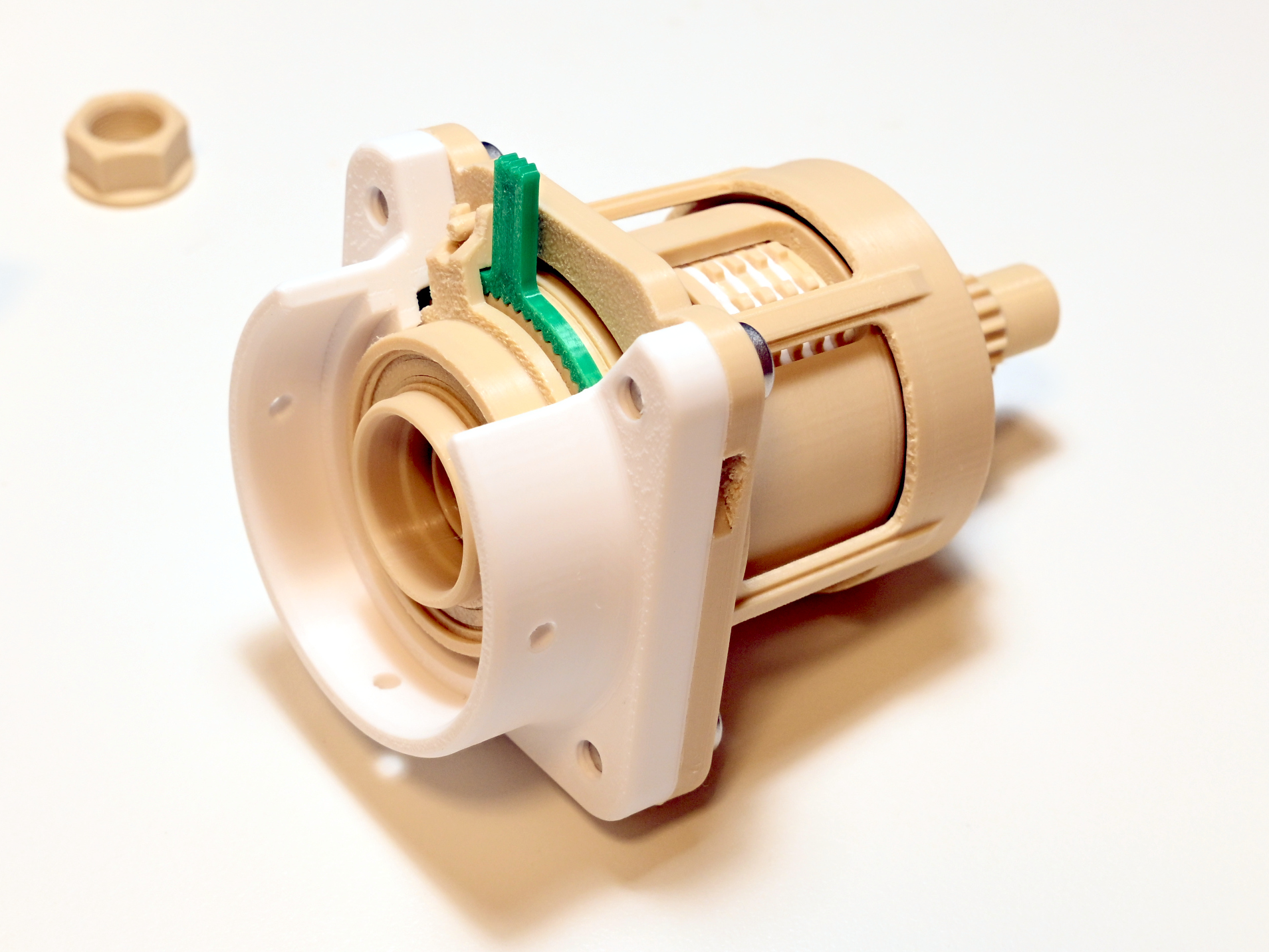 Model of an electronically controlled coupling