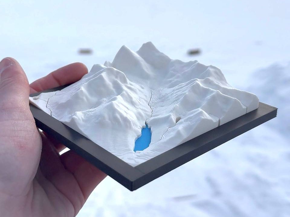 Lake Louise 3D relief