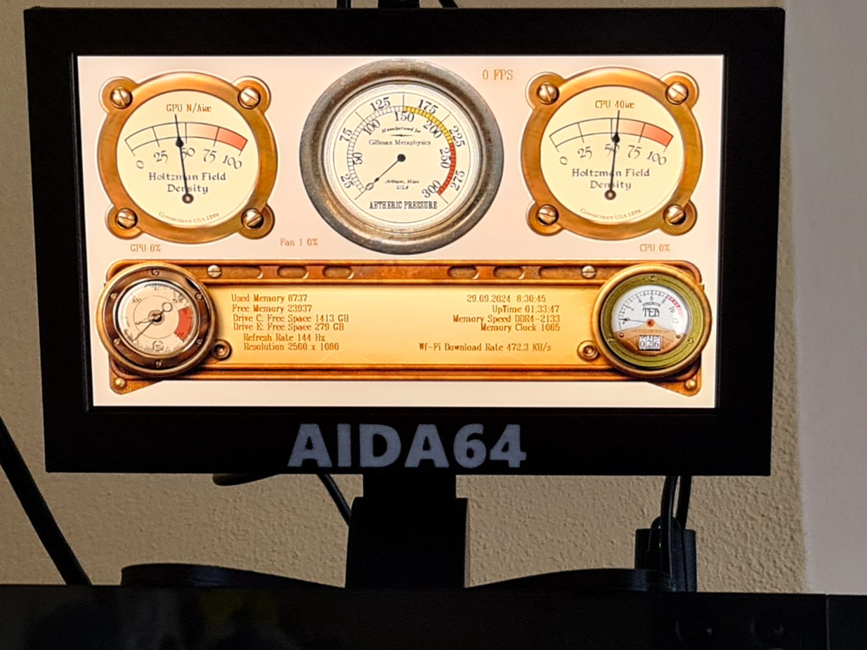 Case AIDA64 SensorPanel 7" HDMI